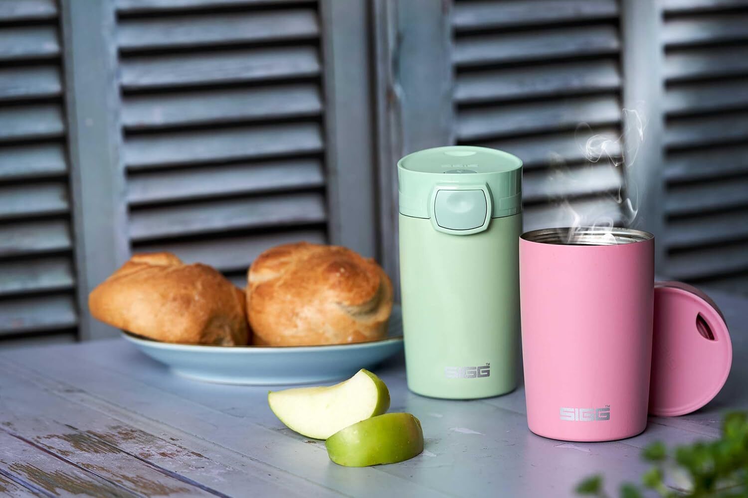 Sigg Miracle travel thermo mug 270 ml, milky green touch, 6052.80