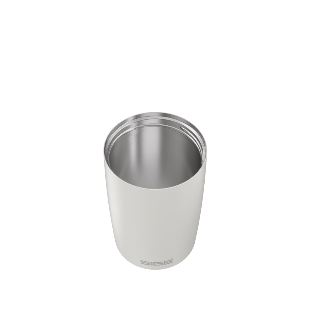 Sigg Miracle travel thermo mug 270 ml, milky white touch, 6053.60