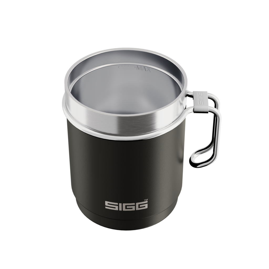 Sigg Travel stainless steel thermo mug 360 ml, night black, 6053.80