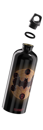 Sigg Traveller drinking bottle 1 l, batman classic gold, 6036.00
