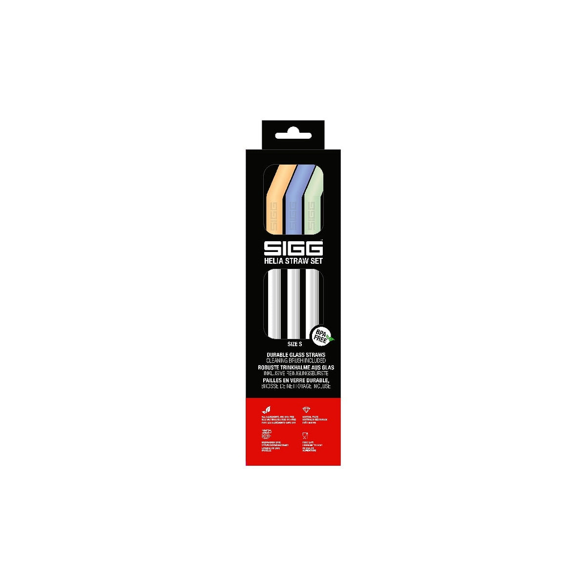 Sigg Helia set of glass straws for thermo mug, day small, 6026.70