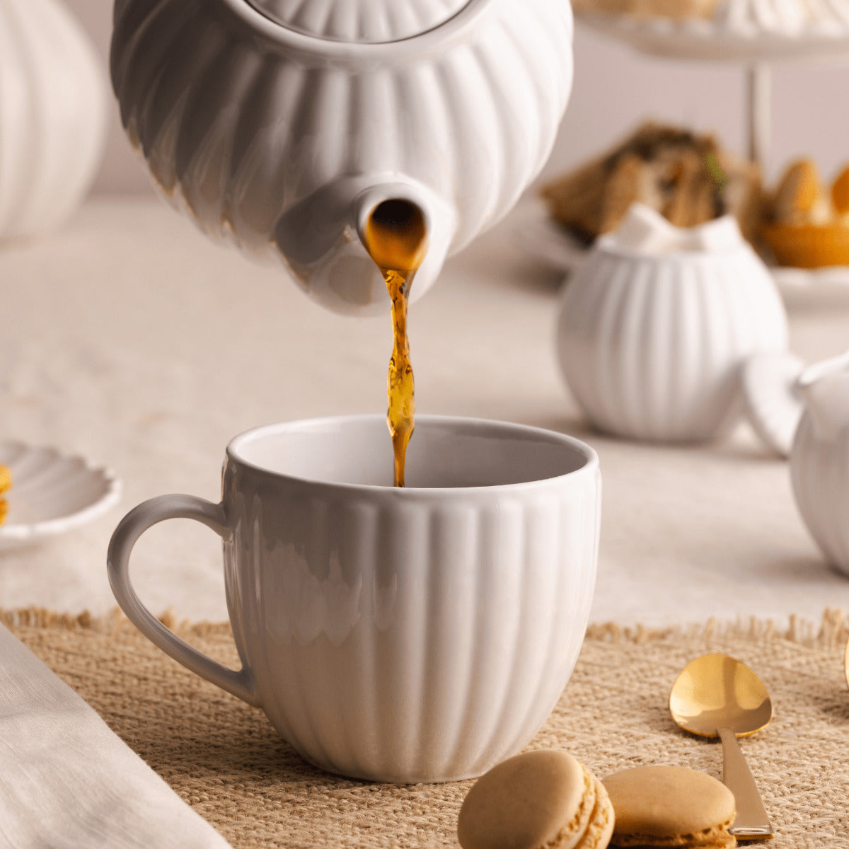 Price & Kensington Luxe teapot 1,1 l, white, 0056.814