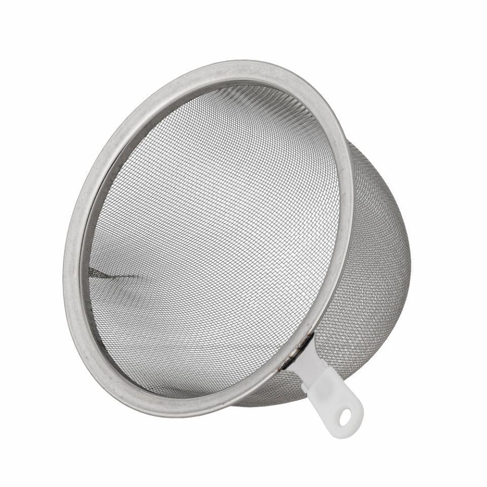 Bloomingville Valentin stoneware mug with sieve and lid 300 ml, gold, 82062567