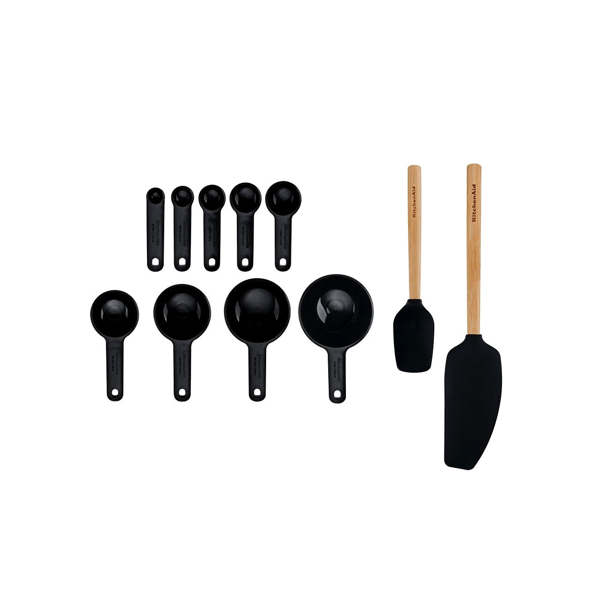 Súprava kuchynského náčinia KitchenAid, onyxová čierna, KQG492OHOBE