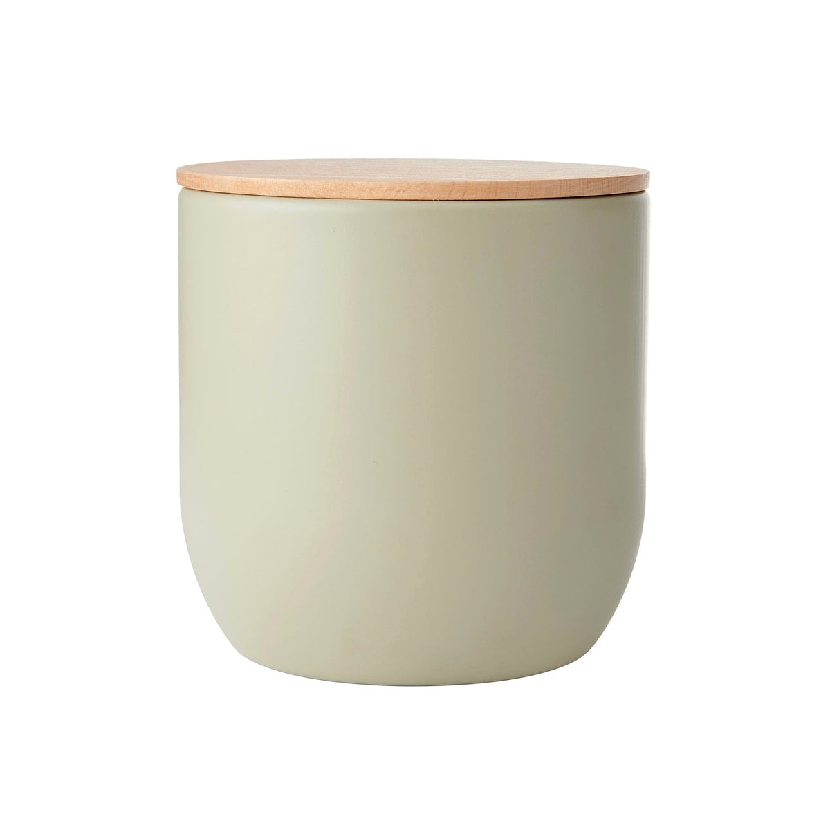 KitchenCraft Idilica storage jar 1 l, grey , IDCANMEDGRY
