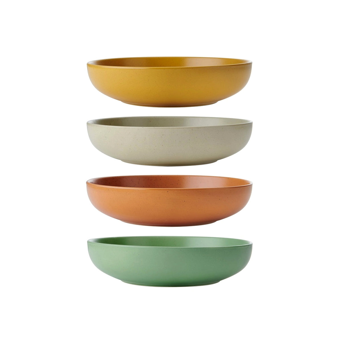 KitchenCraft Idilica stoneware bowl set 21 cm, IDBOWLPK4