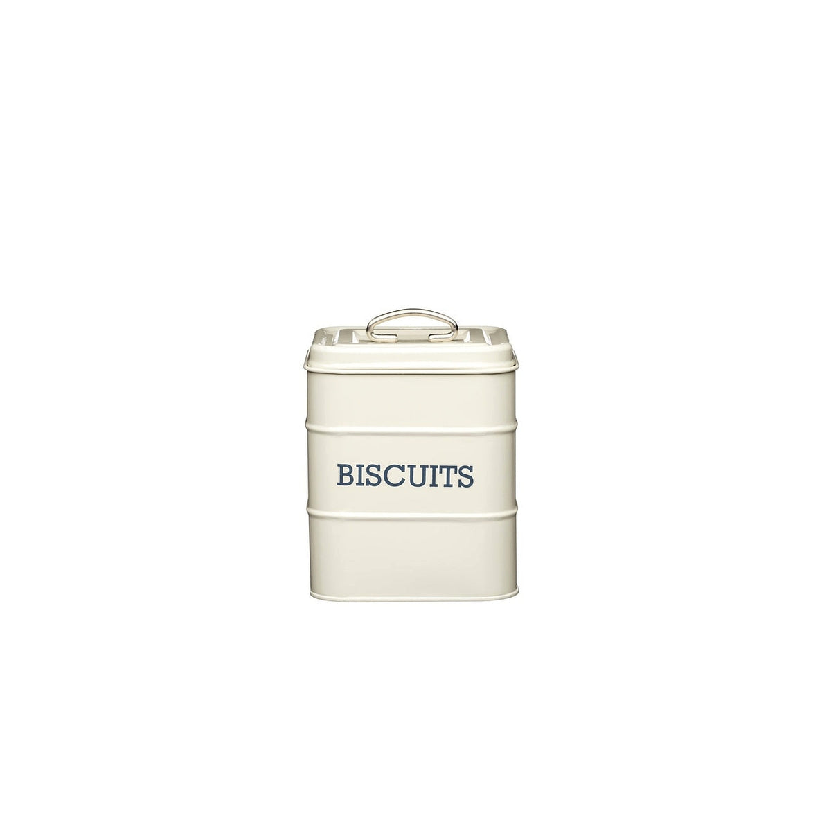 KitchenCraft Living Nostalgia storage box for biscuits 2 l, cream, LNBISCCRE