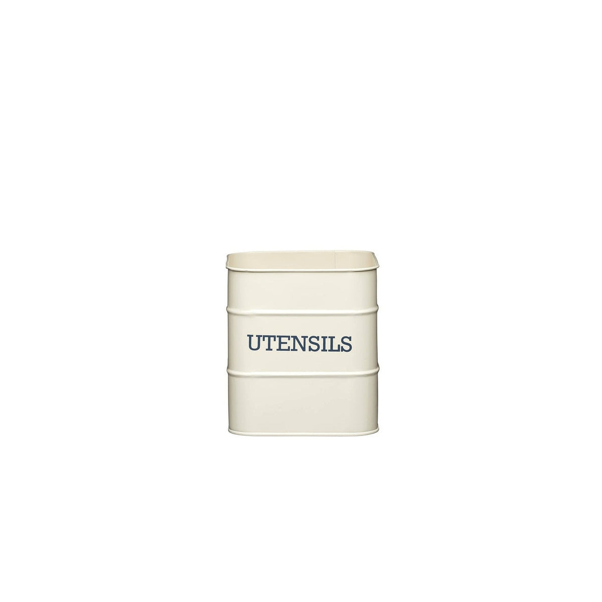 KitchenCraft Living Nostalgia storage box for kitchen utensils, cream, LNUTENCRE