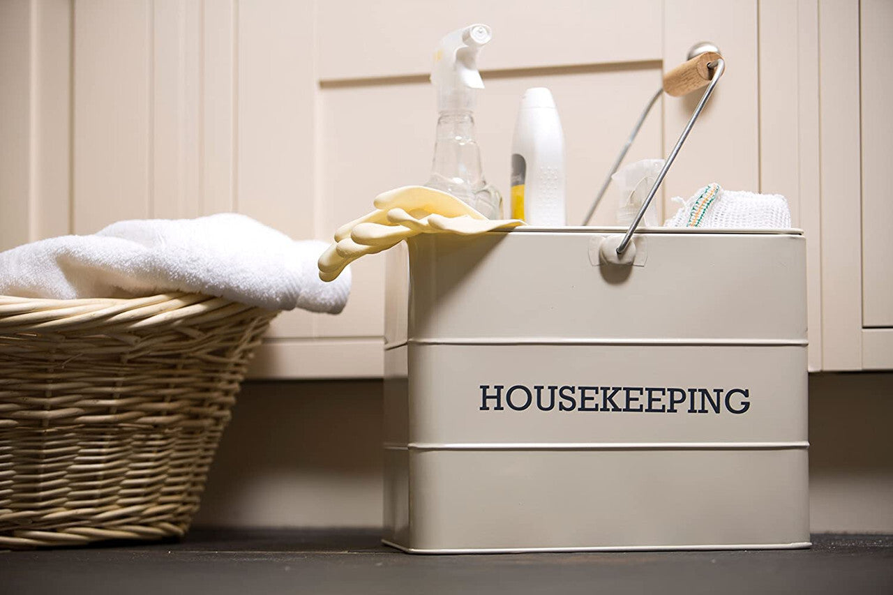 KitchenCraft Living Nostalgia Cleaning Bucket, cream, LNHKEEPCRE