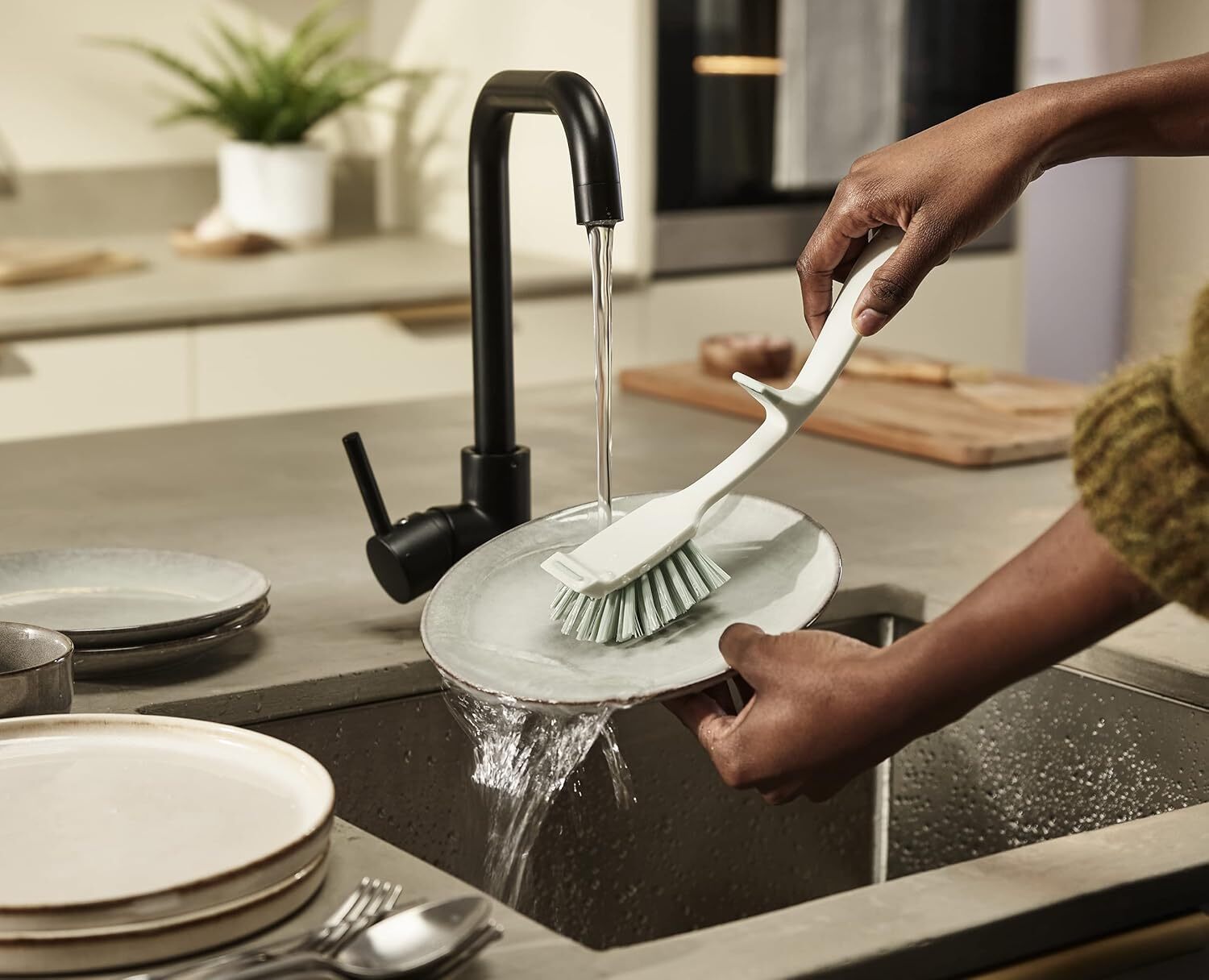 Joseph Joseph Edge dishwashing brush, green, 851651