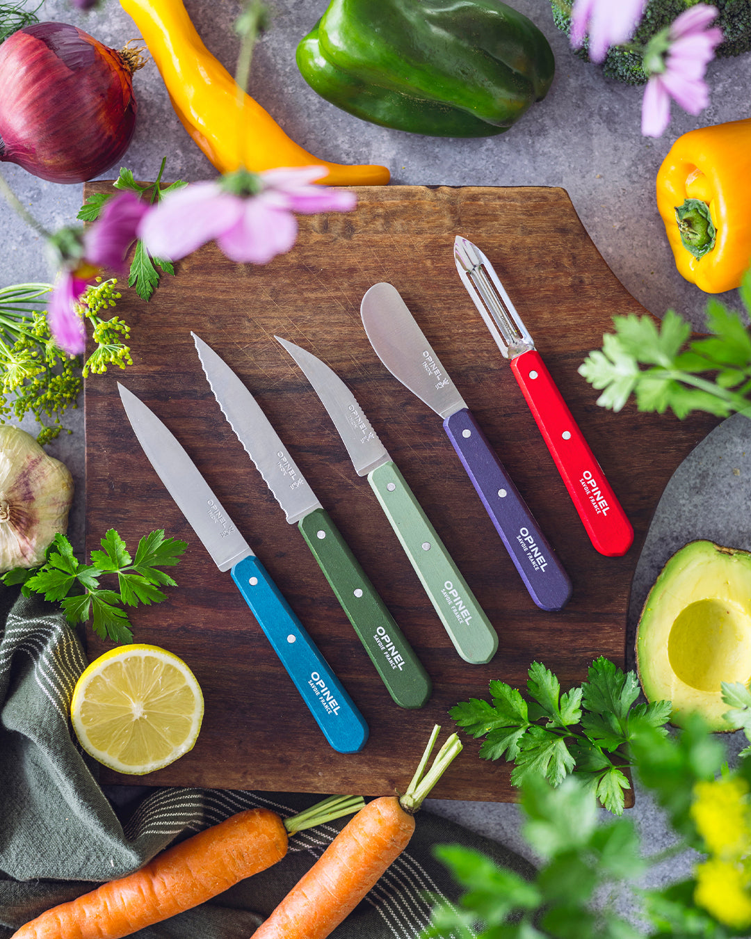 Opinel Les Essentiels N°115 škrabka, red, 003123