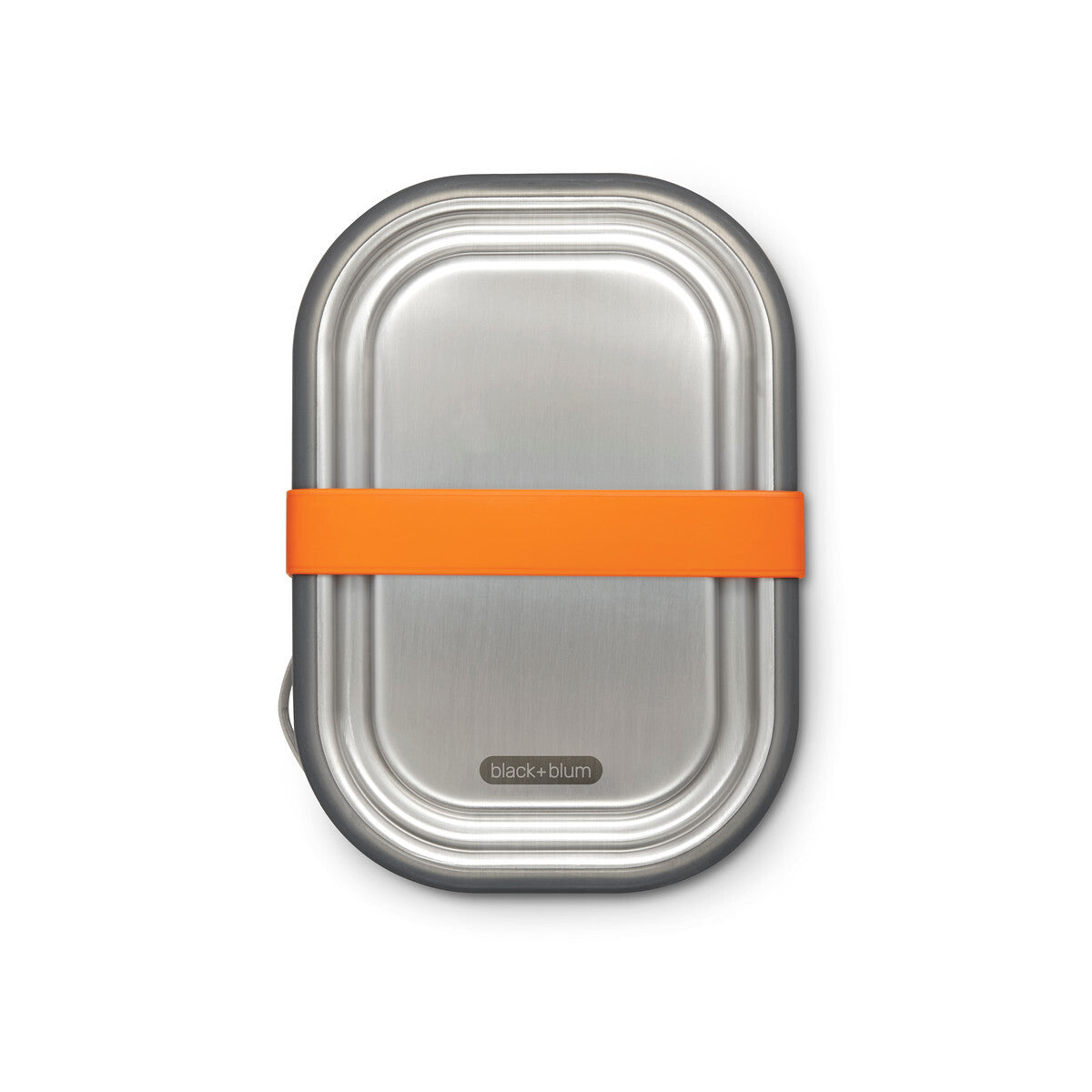 Black+Blum stainless steel snack box with fork 1 l, orange, BAM-SS-L003