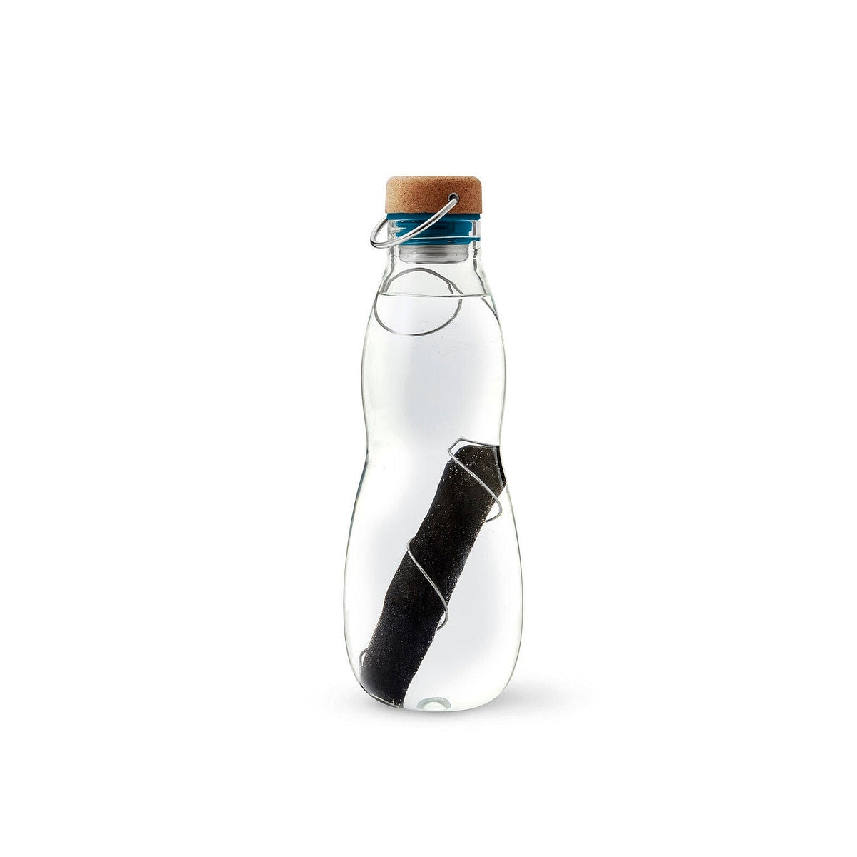 Black+Blum glass water bottle with natural filter 650 ml, ocean, EGO-EGG005