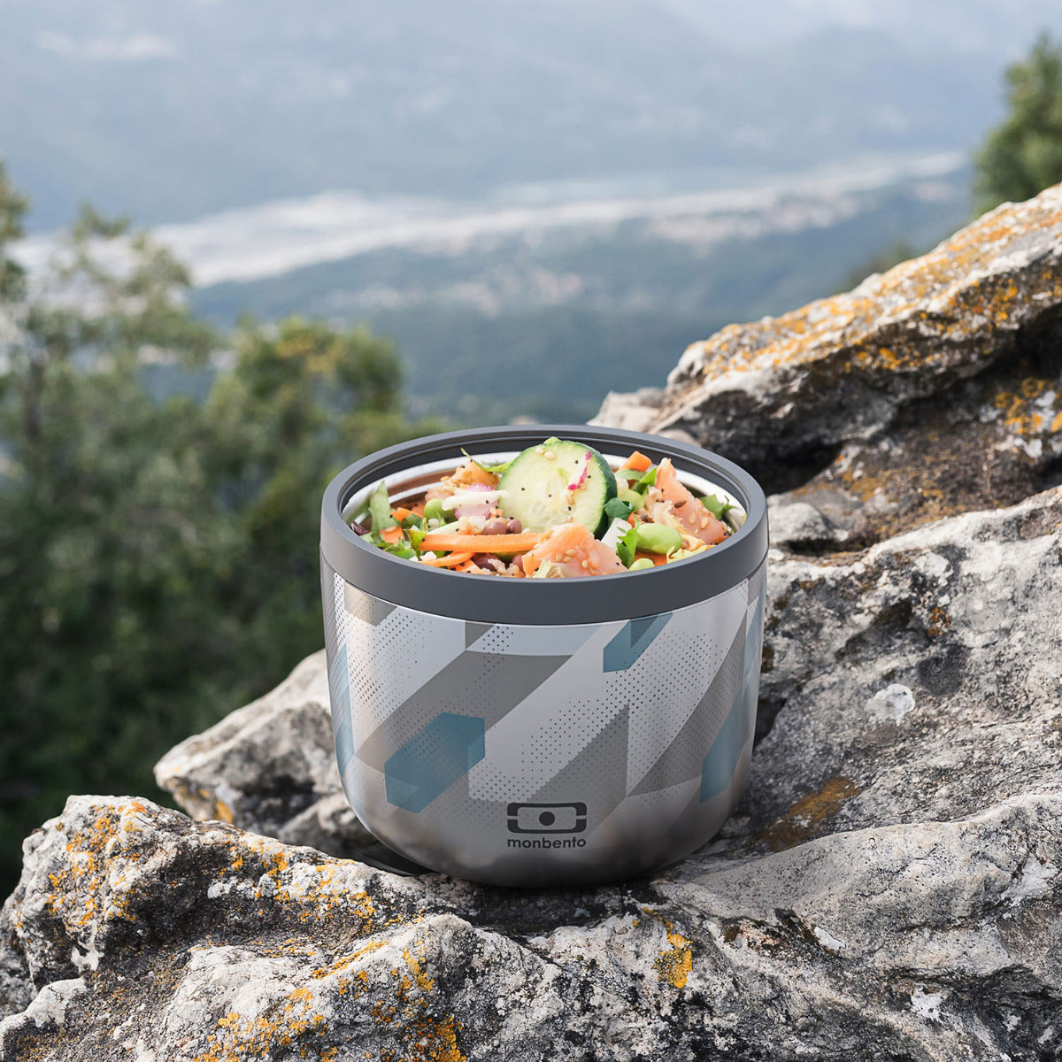 Monbento Element food box 0,55 l, graphic dimensions, 18274113