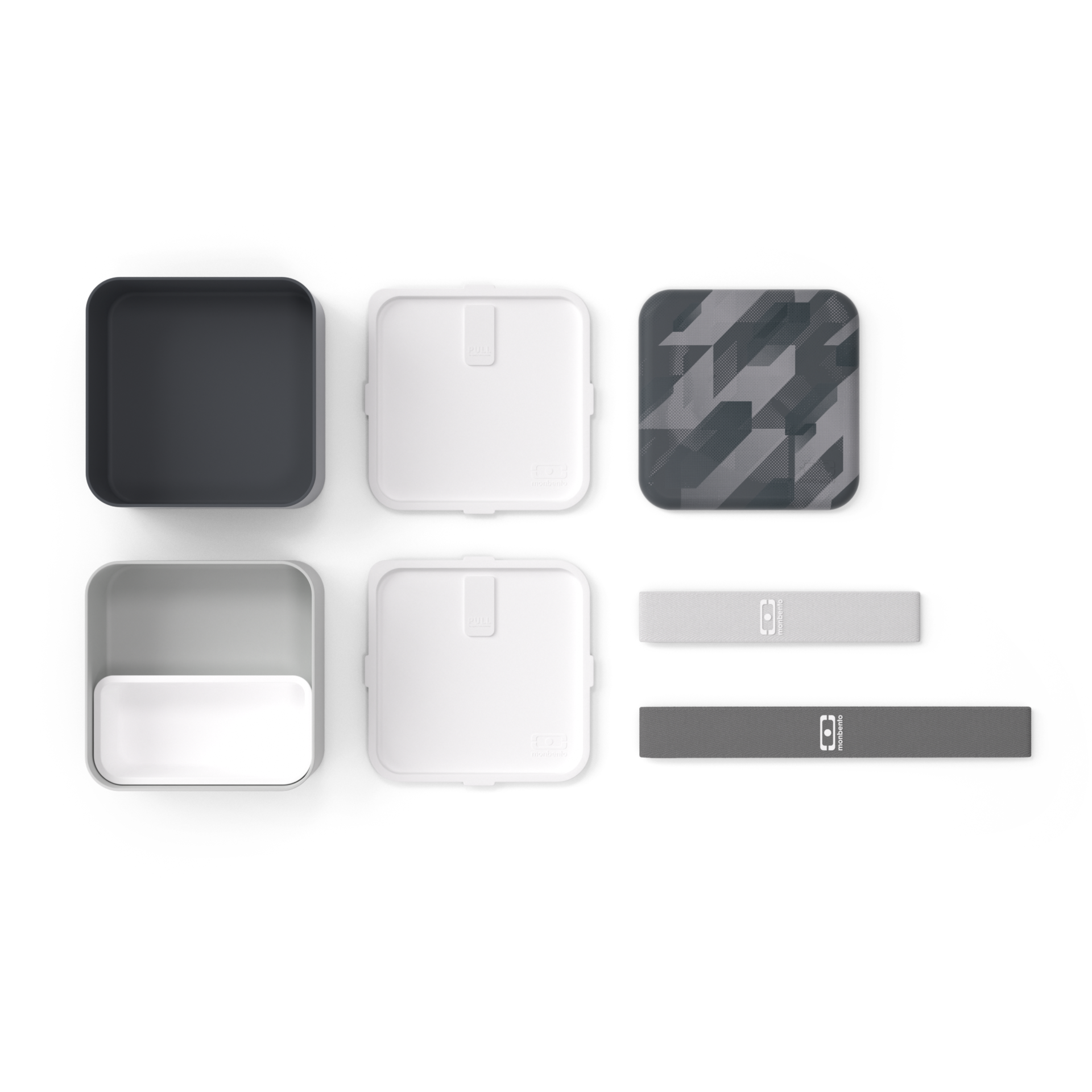 Monbento Square snack box 1,7 l, graphic dimensions, 13124113