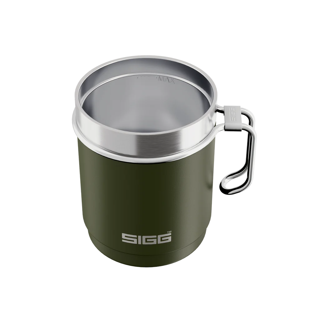 Sigg Travel stainless steel thermo mug 360 ml, roasted green, 6053.90