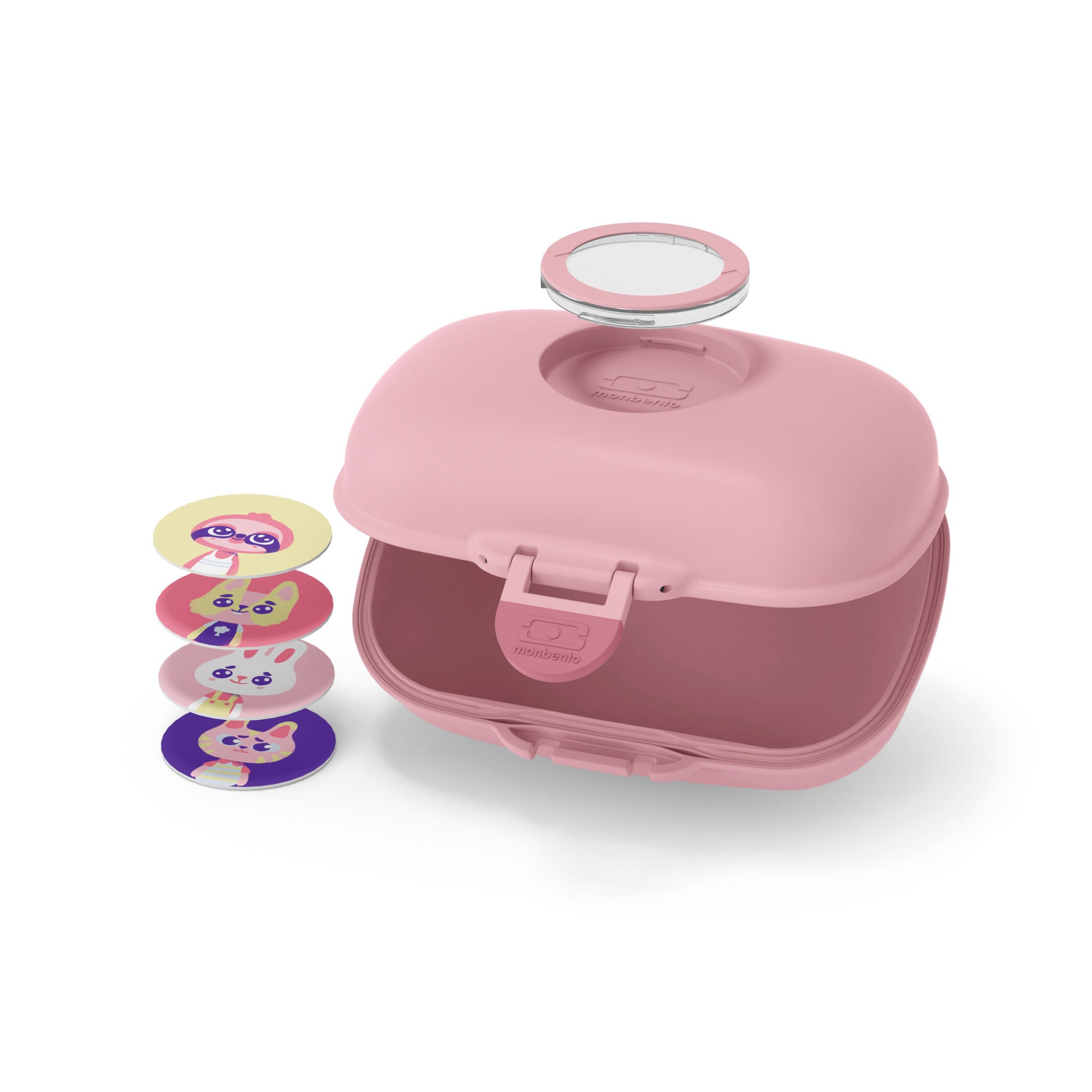 Monbento Gram children's snack box 0,6 l, pink blush, 16010029