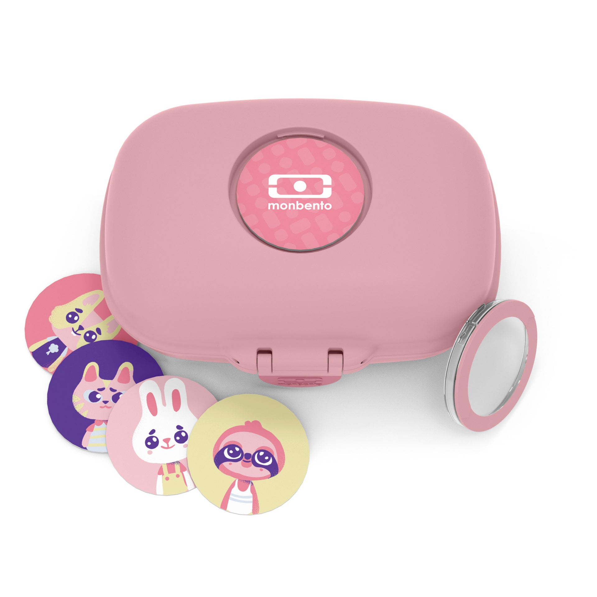 Monbento Gram children's snack box 0,6 l, pink blush, 16010029