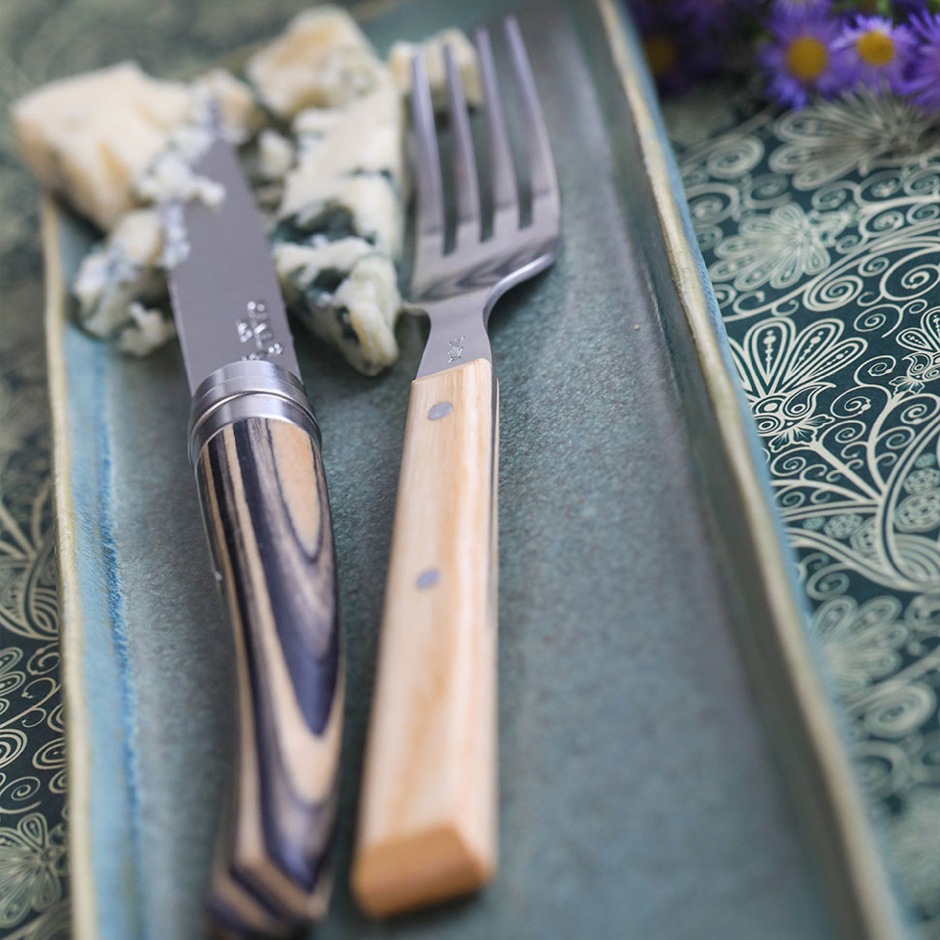 Opinel Sylve cutlery fork, ash wood, 002633