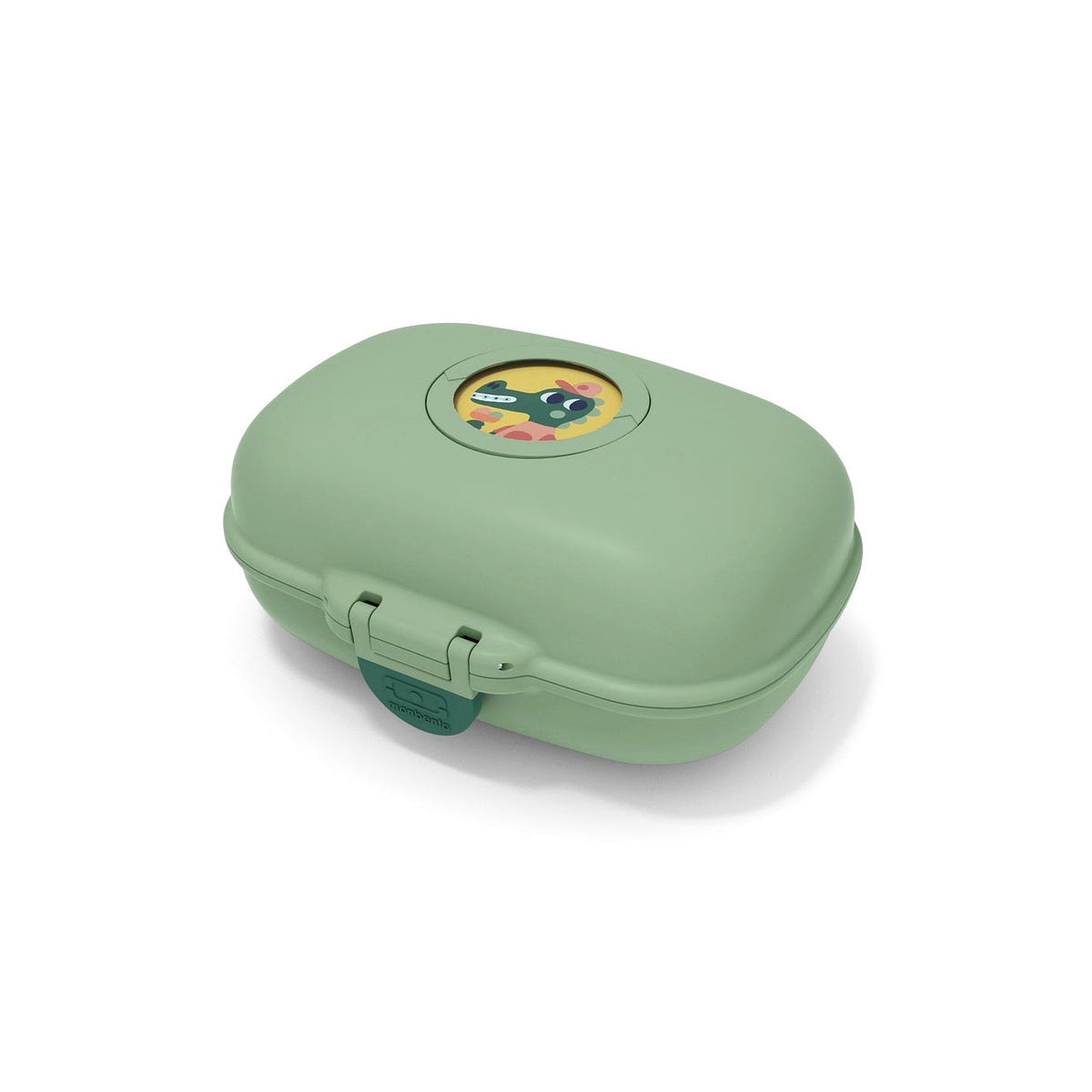 Monbento Gram children's snack box 0,6 l, green forest, 16010065