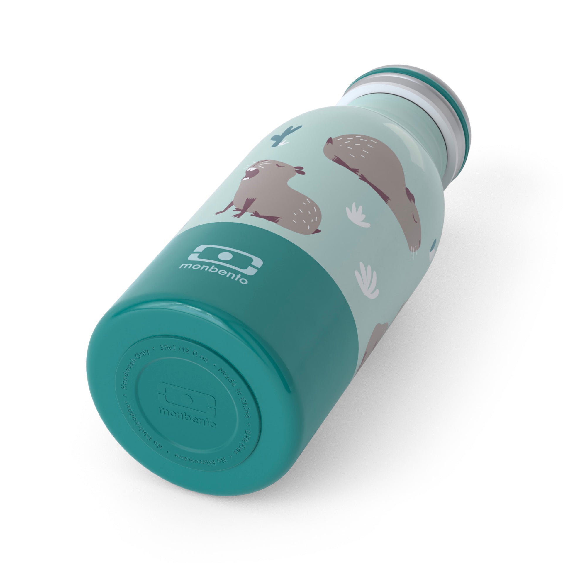 Monbento Cooly baby drinking bottle 350 ml, blue caps, 47274109