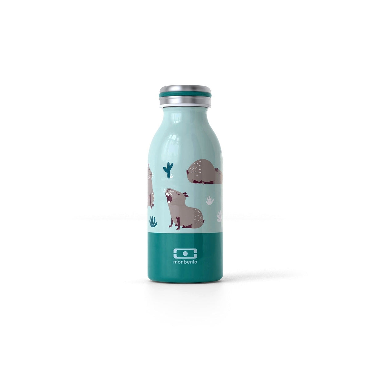 Monbento Cooly baby drinking bottle 350 ml, blue caps, 47274109