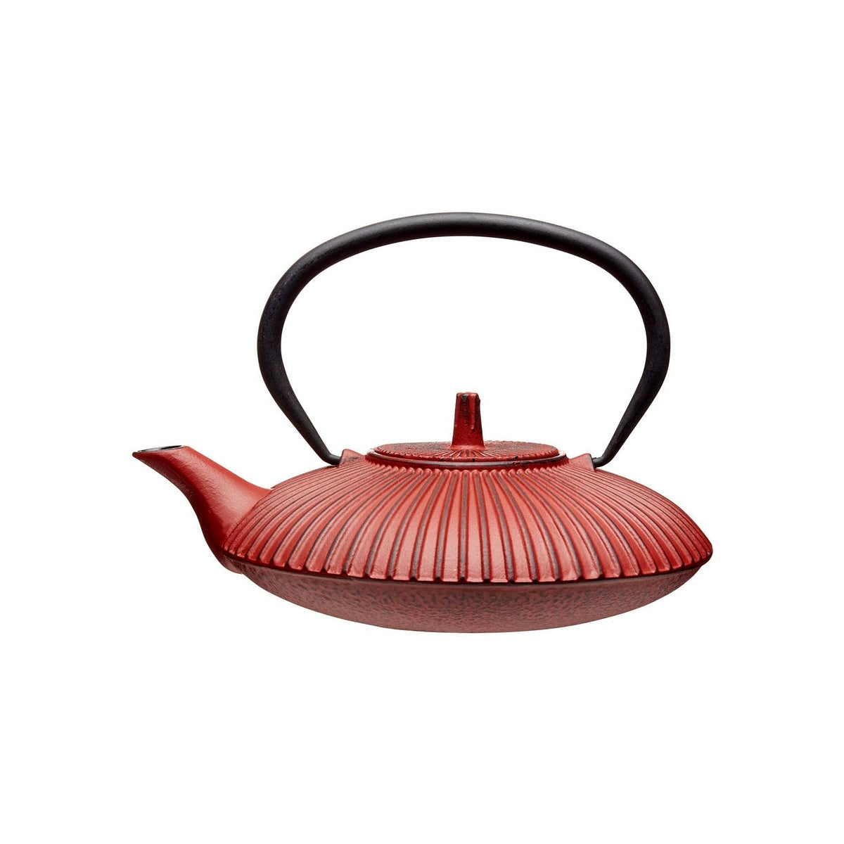 La Cafetière cast iron teapot 0,6 l, red, LCTEACAST03