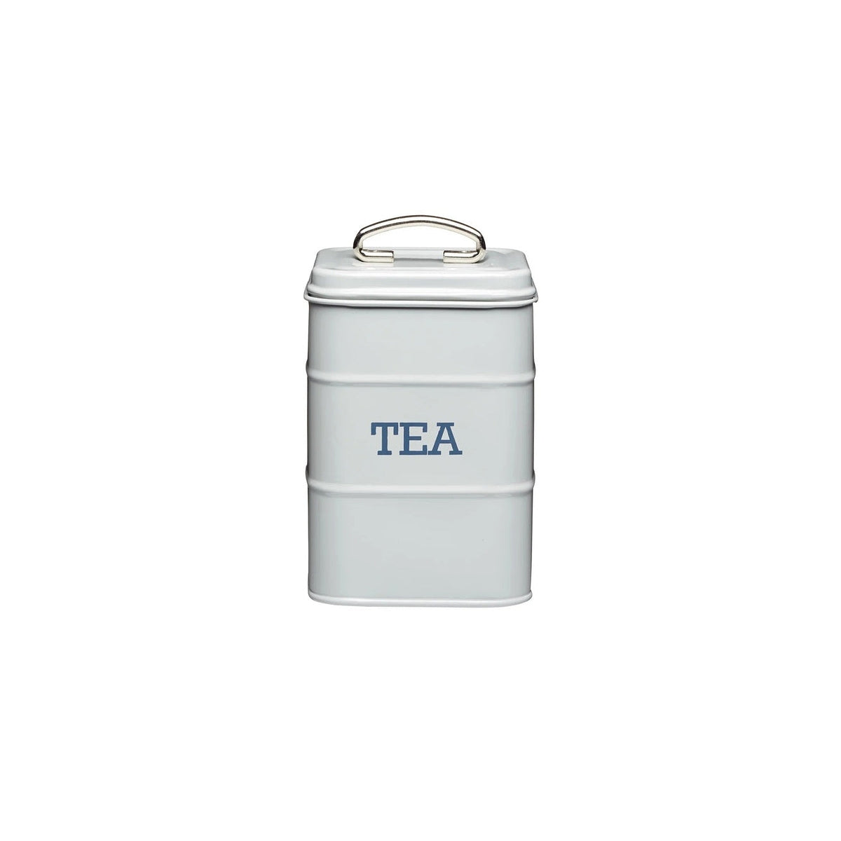 KitchenCraft Living Nostalgia storage box for tea 1,3 l, grey, LNTEAGRY