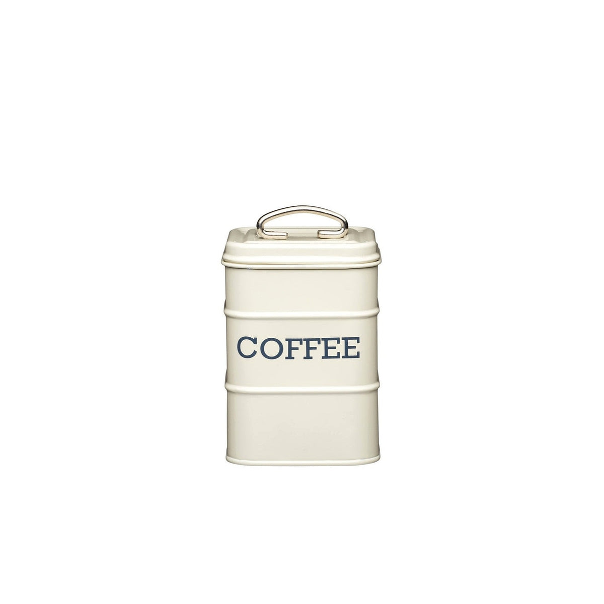 KitchenCraft Living Nostalgia coffee storage box 1,3 l, cream, LNCOFFEECRE