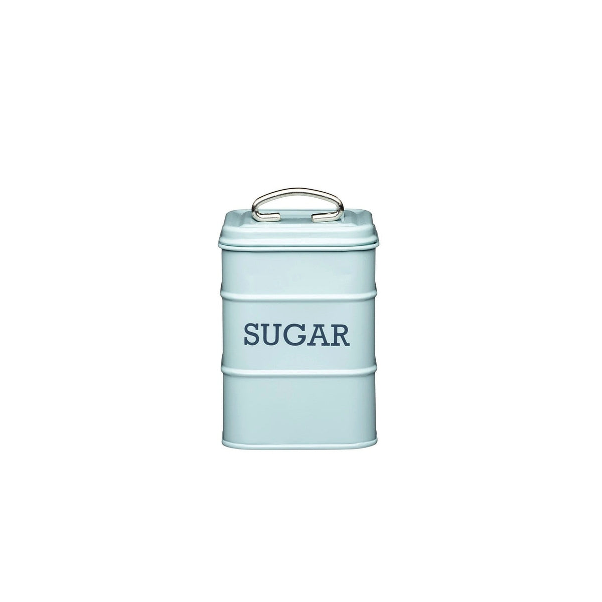 KitchenCraft Living Nostalgia sugar storage box 1,3 l, blue, LNSUGARBLU