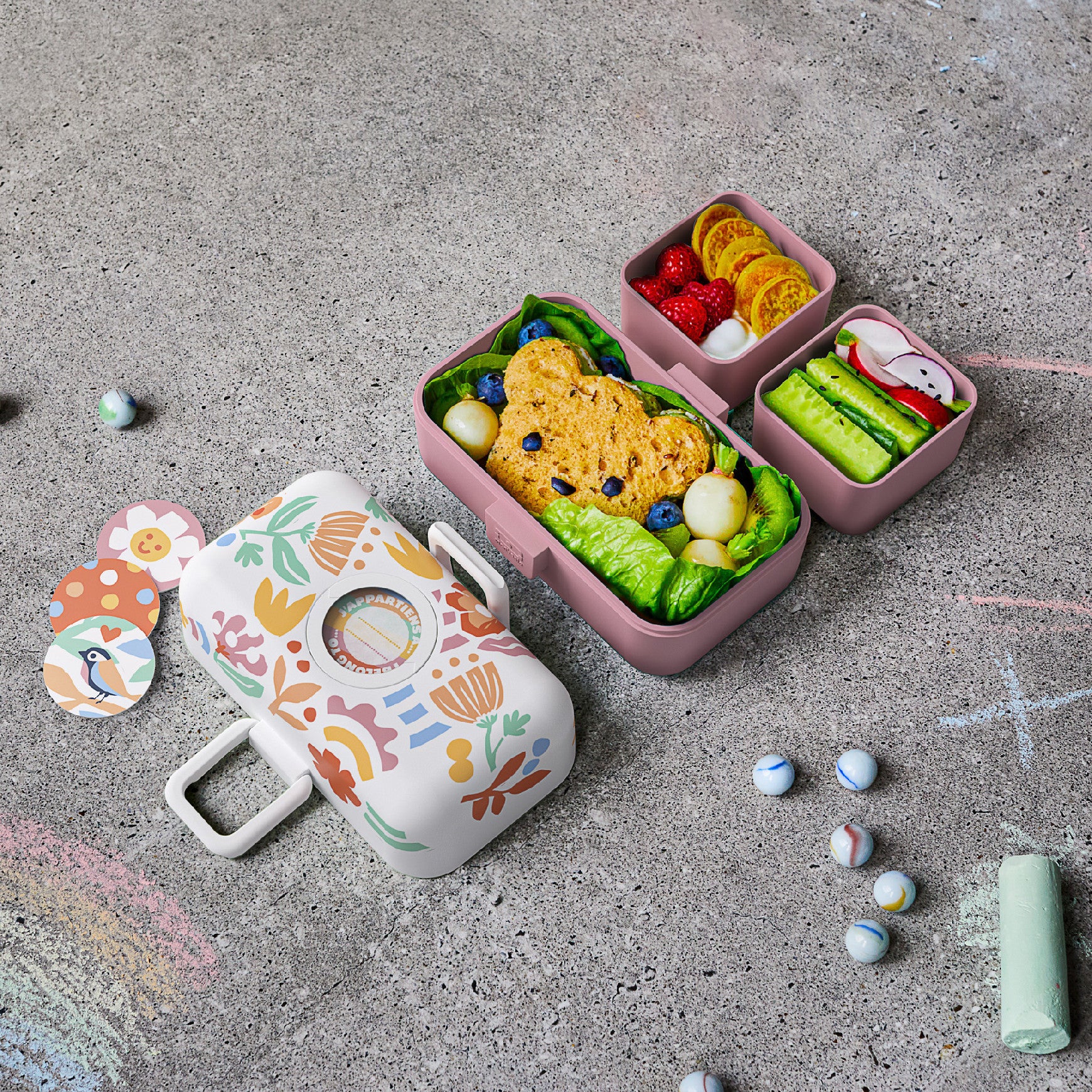 Monbento Tresor children's snack box 0,8 l, paper cut, 17014124