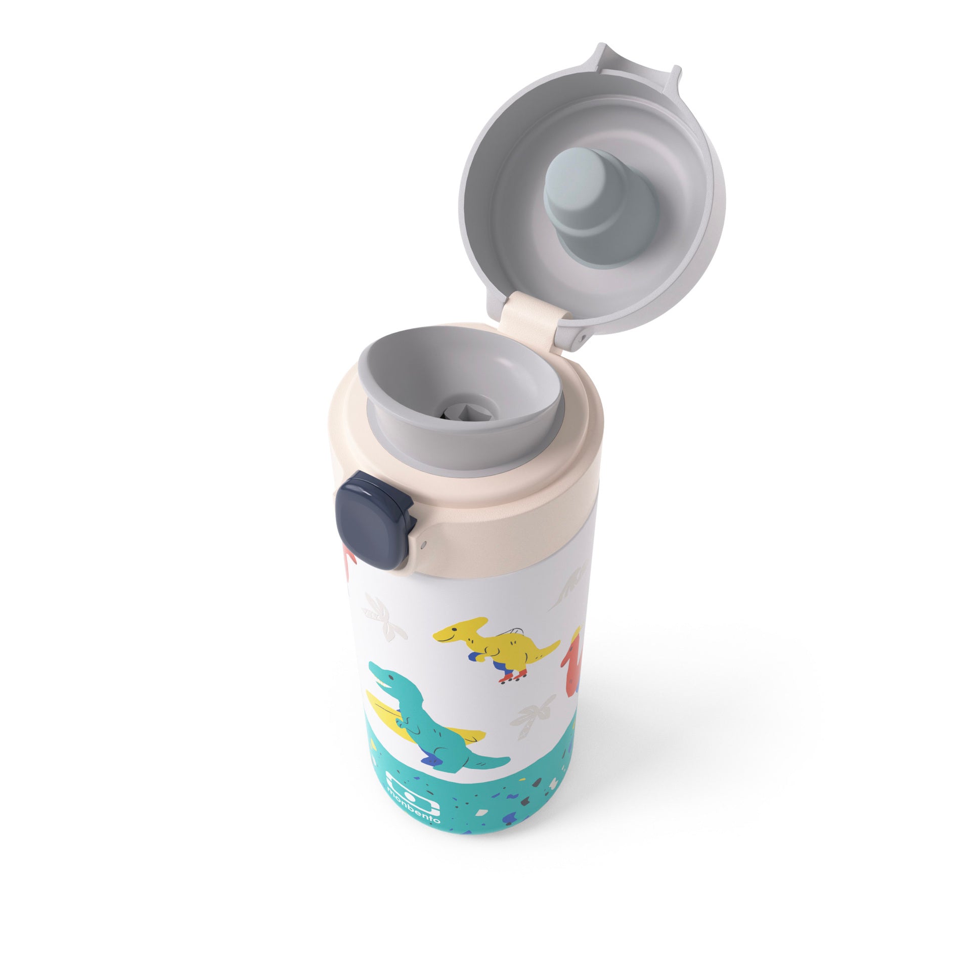 Monbento Pop baby drinking bottle 360 ml, blue dino, 36334120