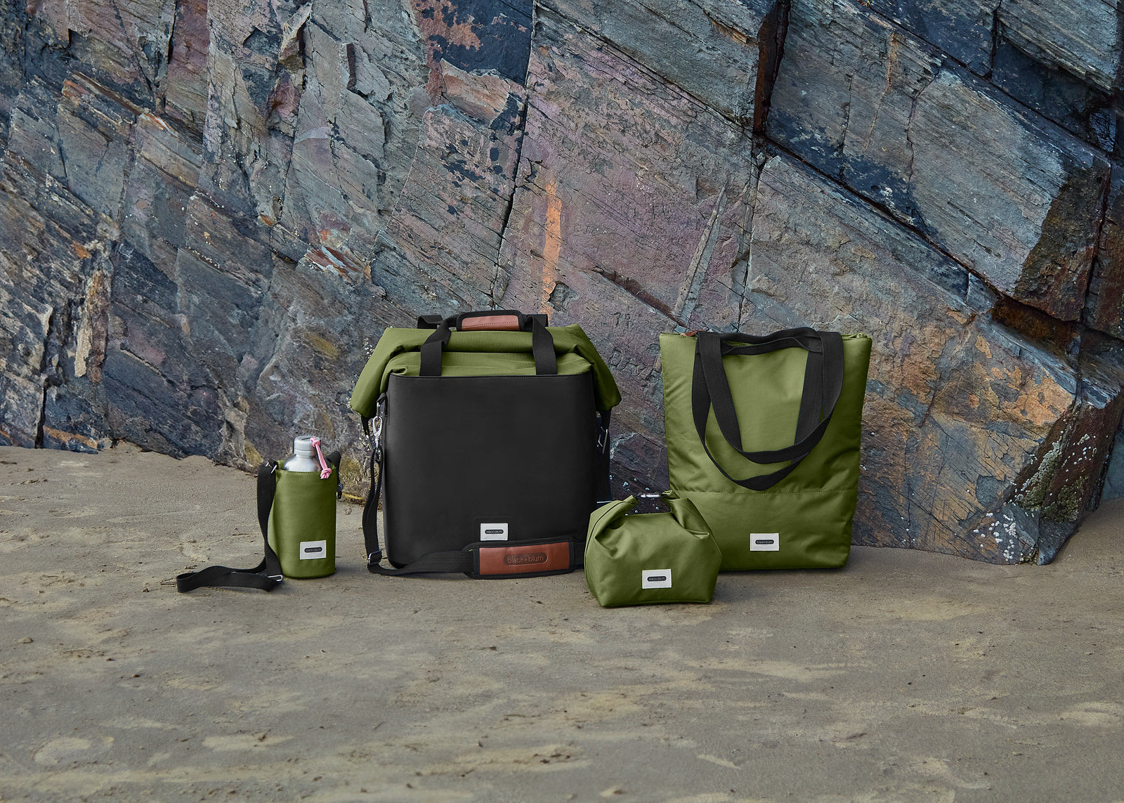 Black+Blum thermal bottle bag, moss, LIB019