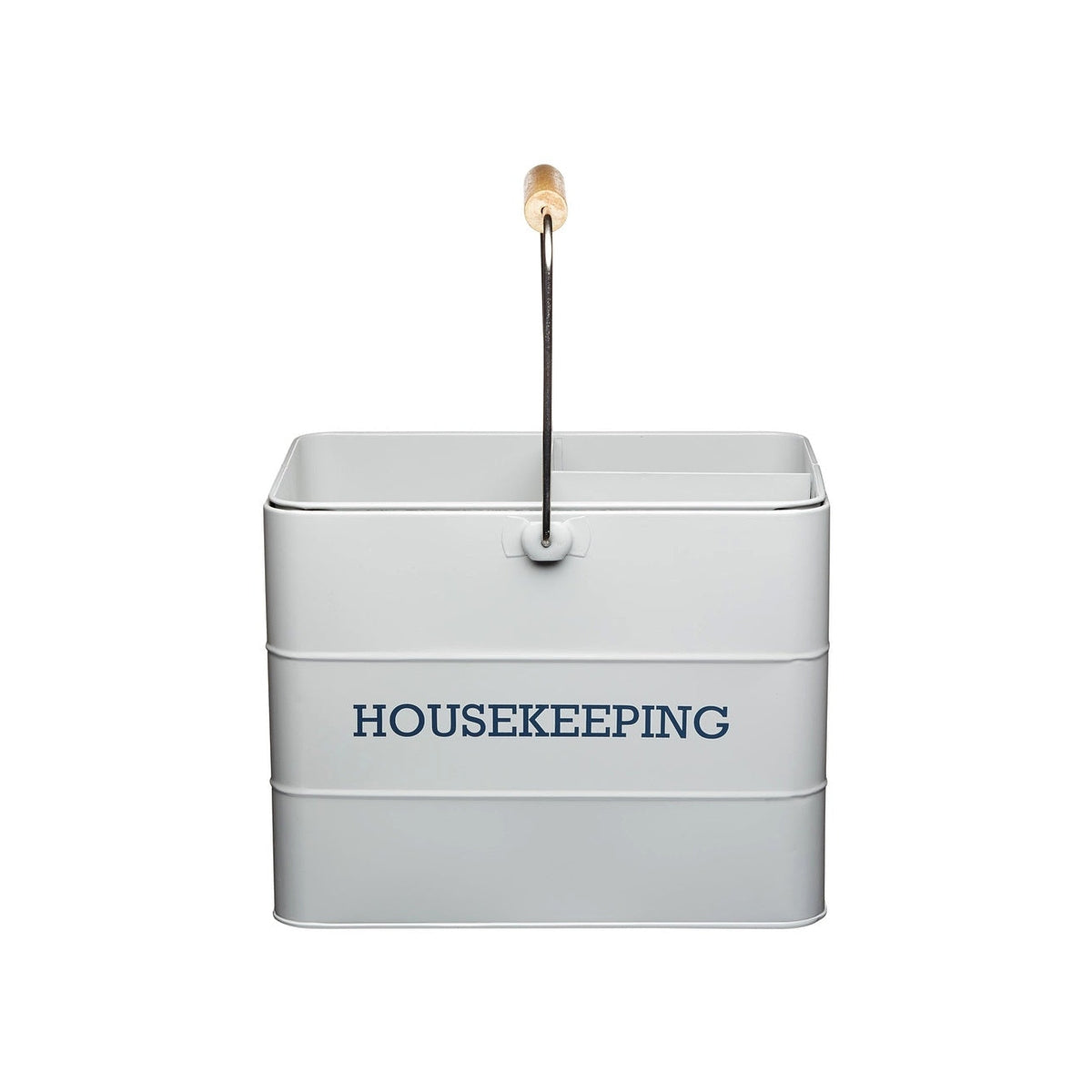 KitchenCraft Living Nostalgia Vedro na upratovanie, sivé, LNHKEEPGRY