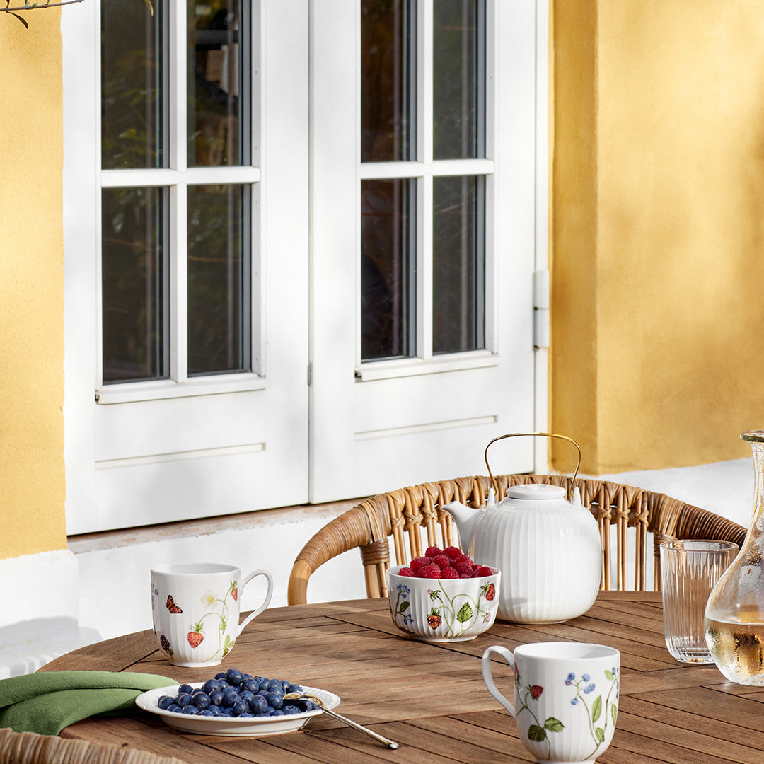 Kähler Hammershoi porcelain teapot 1.2 l, white, 693040