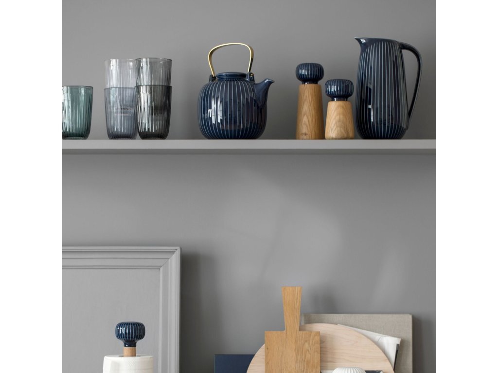 Kähler Hammershoi spice grinder 14 cm, indigo, 693059