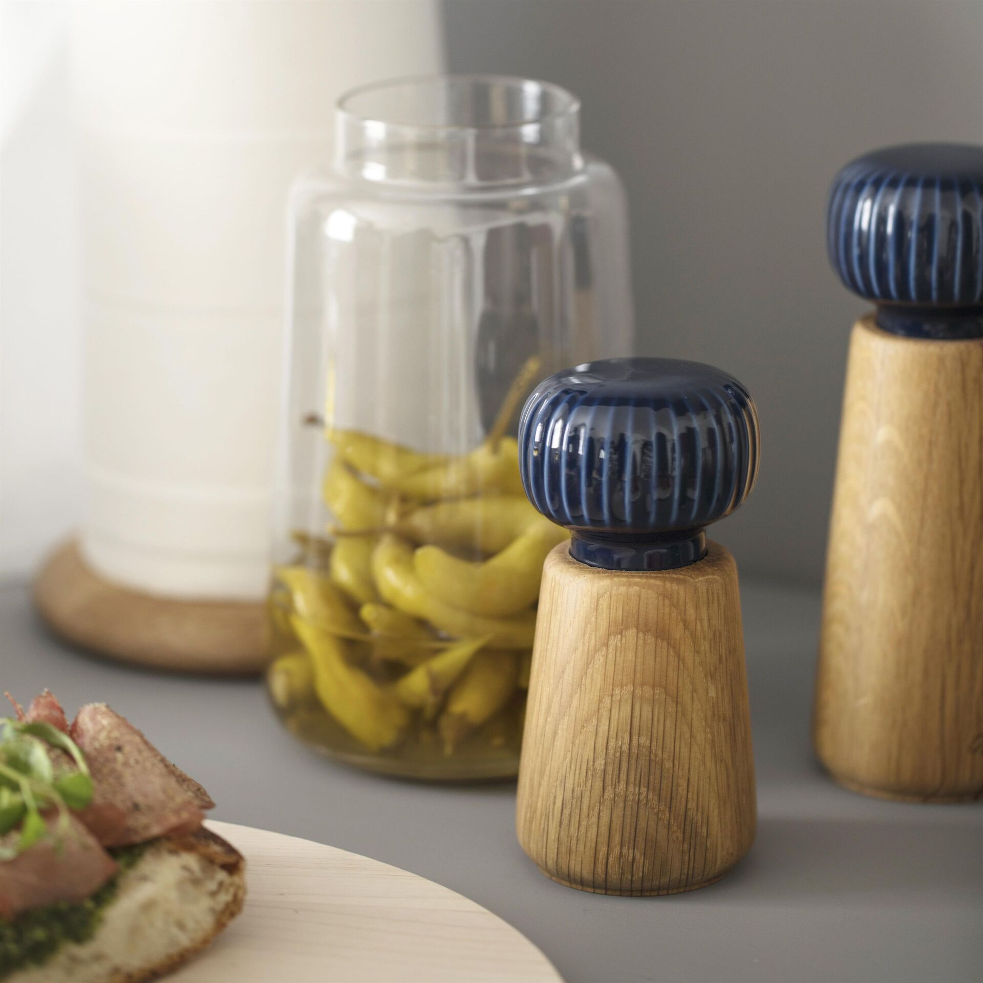 Kähler Hammershoi spice grinder 14 cm, indigo, 693059