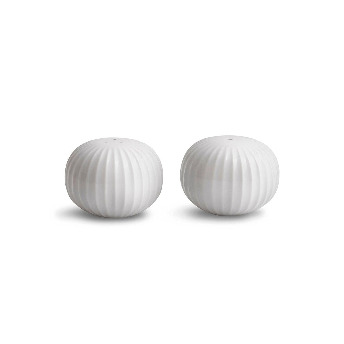 Kähler Hammershoi porcelain salt and pepper shaker set, white, 692265