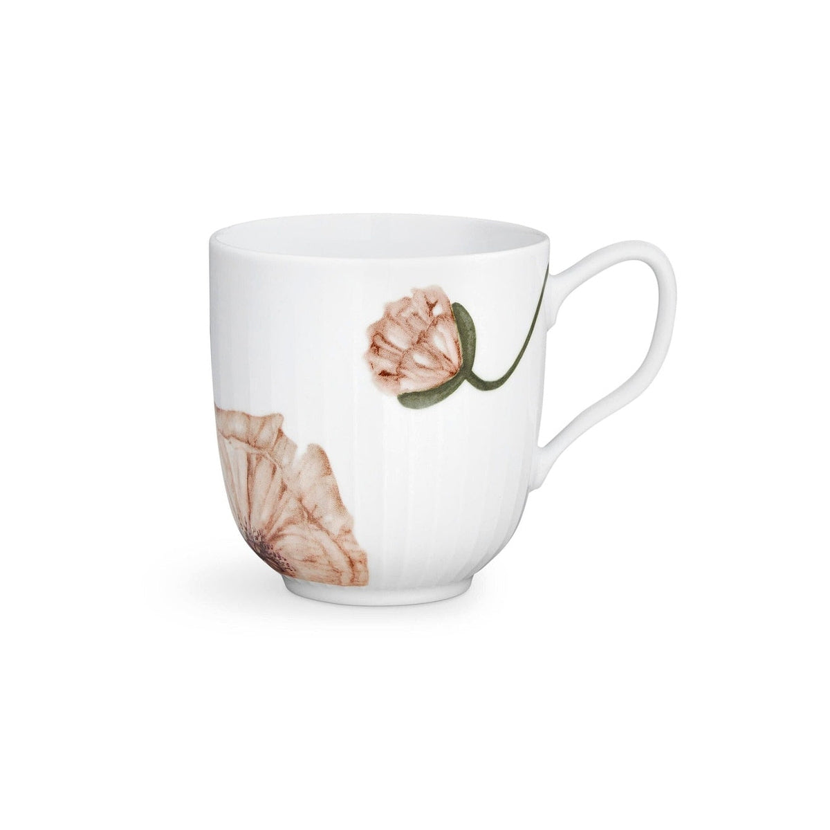Kähler Hammershoi Poppy porcelain mug 330 ml, white, 692293