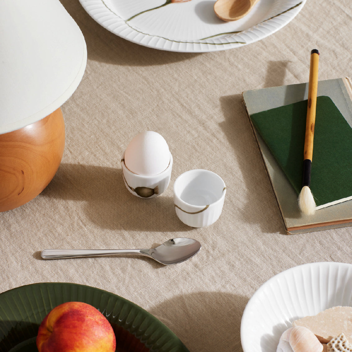 Kähler Hammershoi Stojany na makové vajcia, biele, 692491