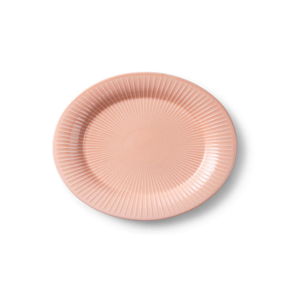 Kähler Hammershoi oval serving plate 28.5 x 22.5 cm, rose nude, 692325