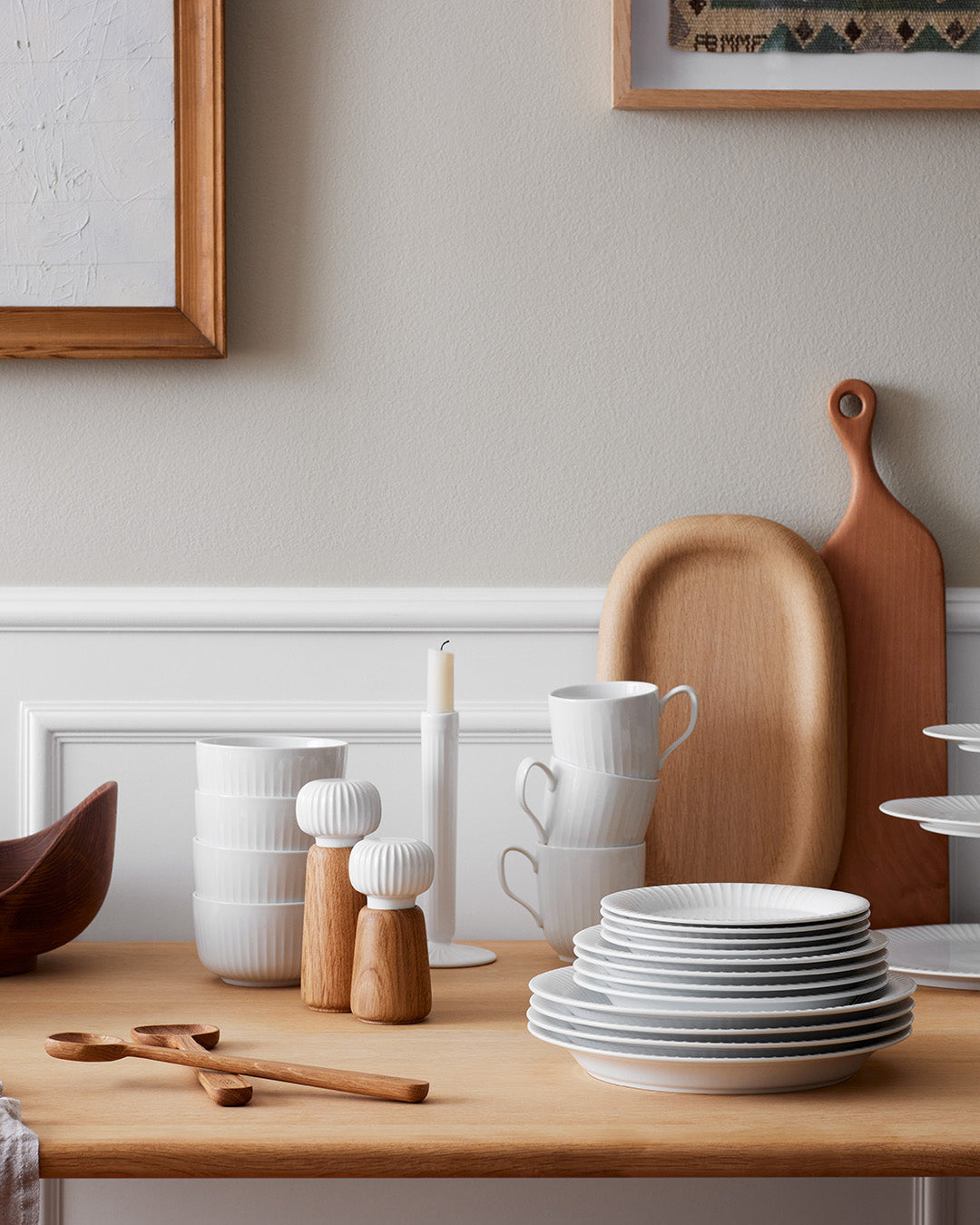 Kähler Hammershoi porcelain bowl 12 cm, white, 692216