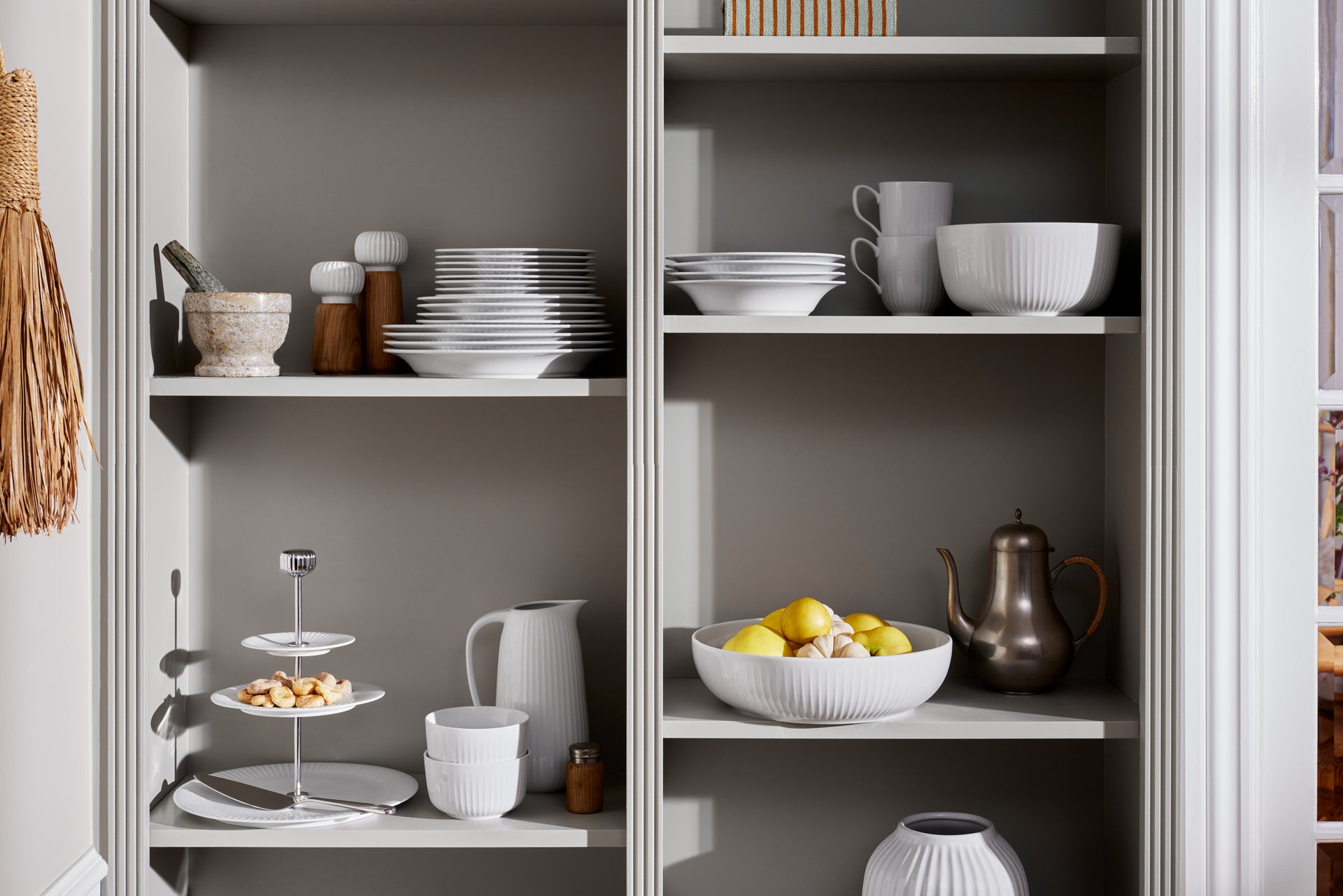 Kähler Hammershoi porcelain bowl 17 cm, white, 693021