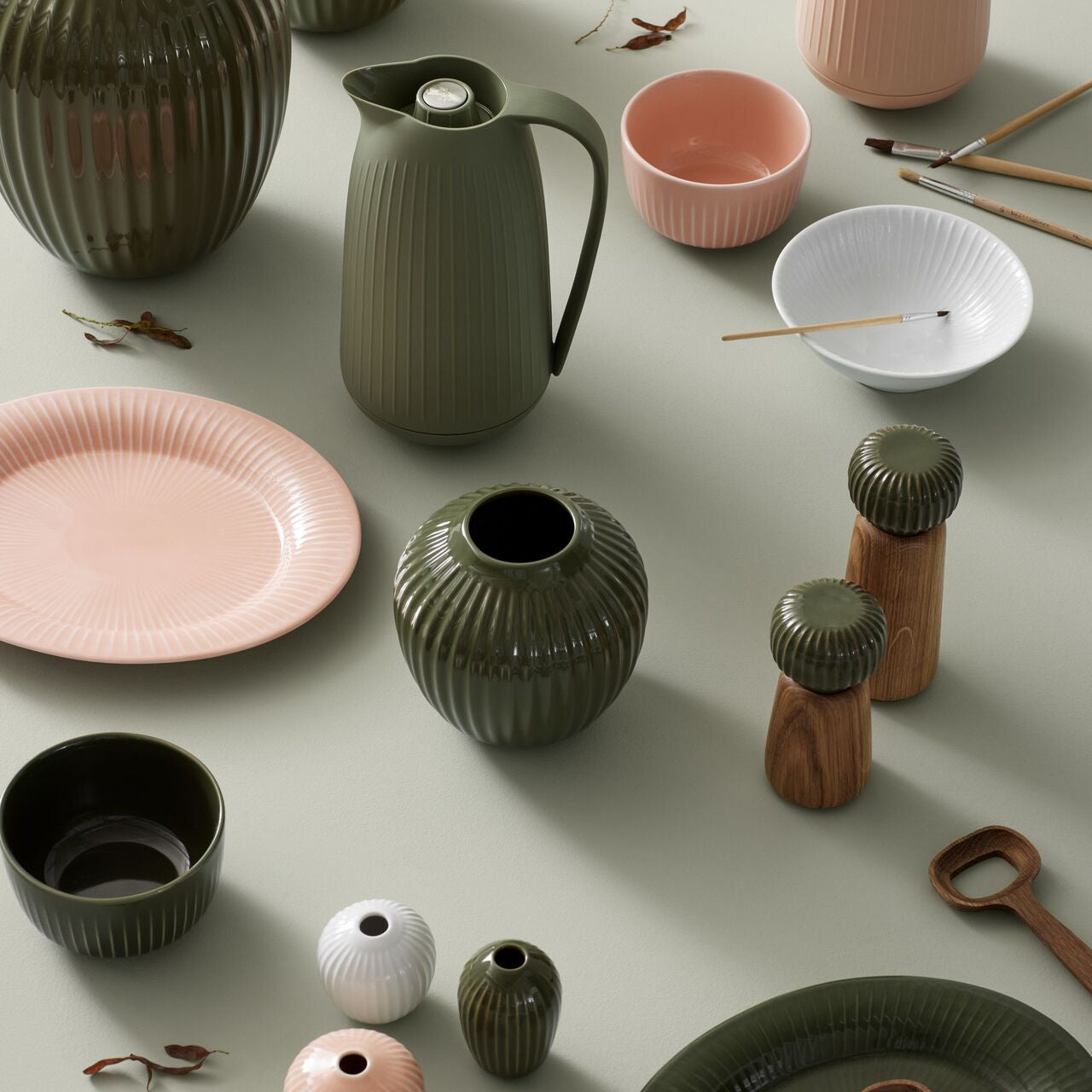 Kähler Hammershoi porcelain bowl 16 cm, white, 692227