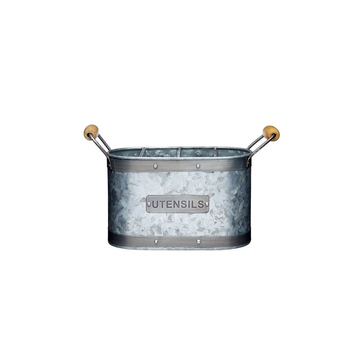 KitchenCraft Industrial úložná dóza na kuchyňské náčiní, INDUTENHLD