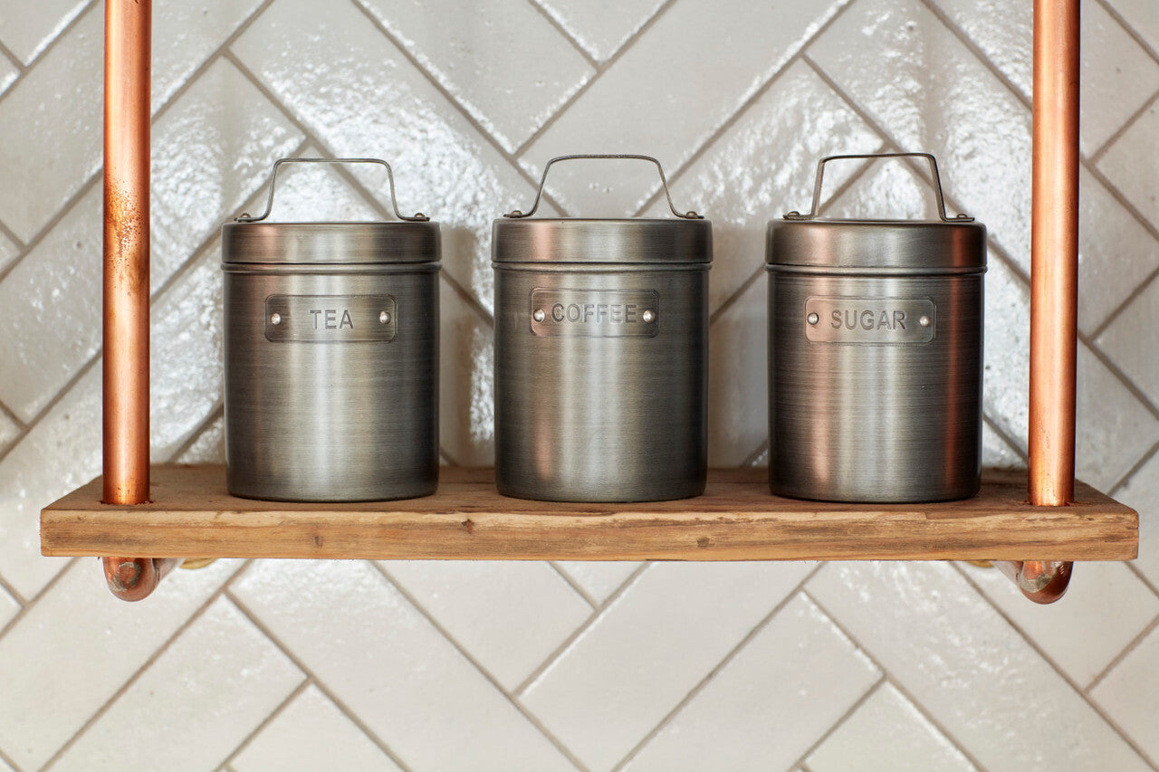 KitchenCraft Industrial Tea Storage Canister, INDTEA