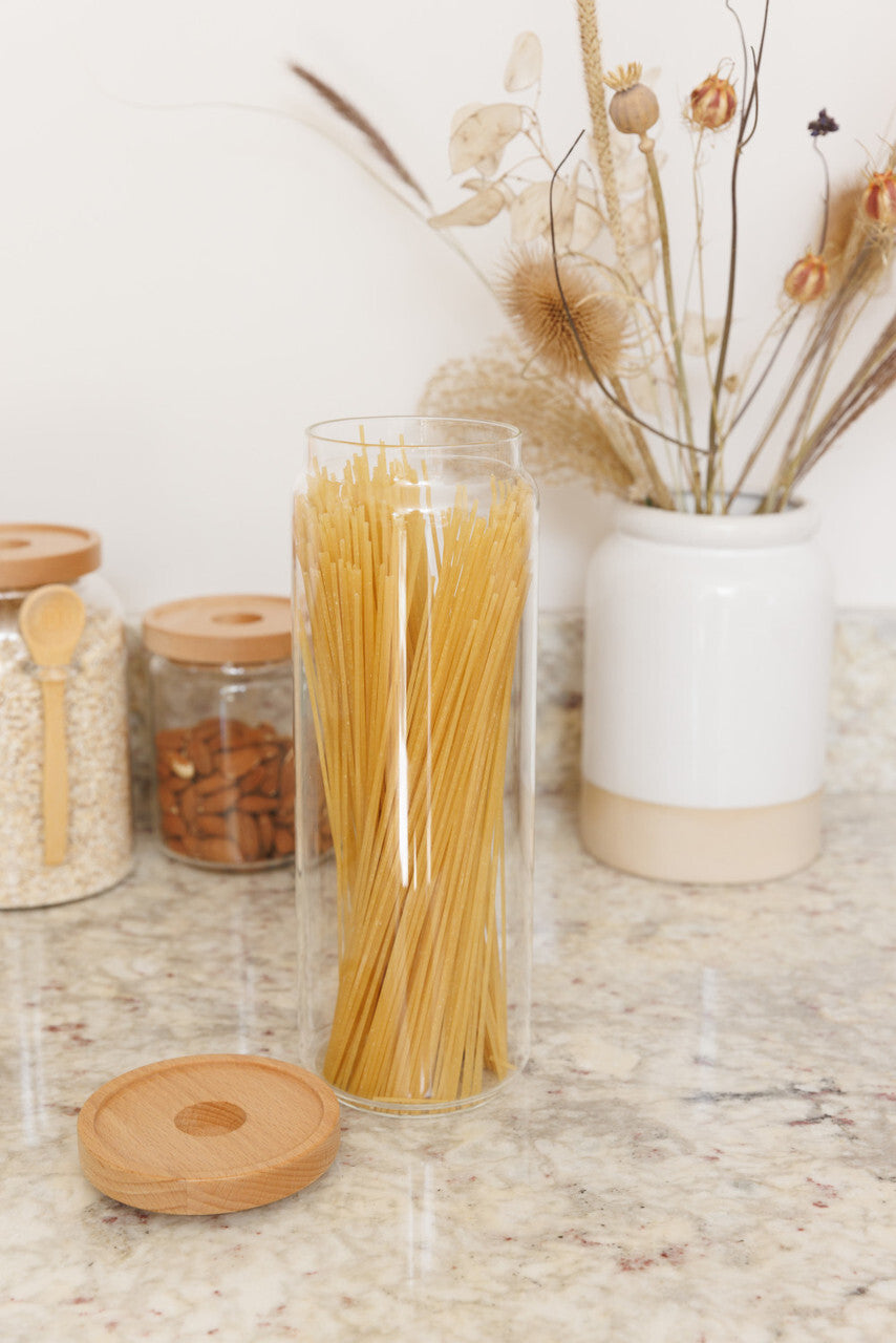 KitchenCraft Idilica glass jar with lid 1.3 l, IDGLSSTORLRG