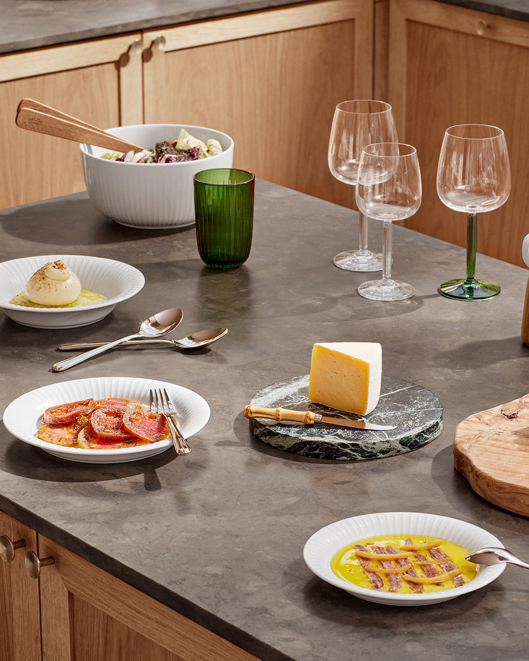 Kähler Hammershoi porcelain plate 22 cm, white, 692211