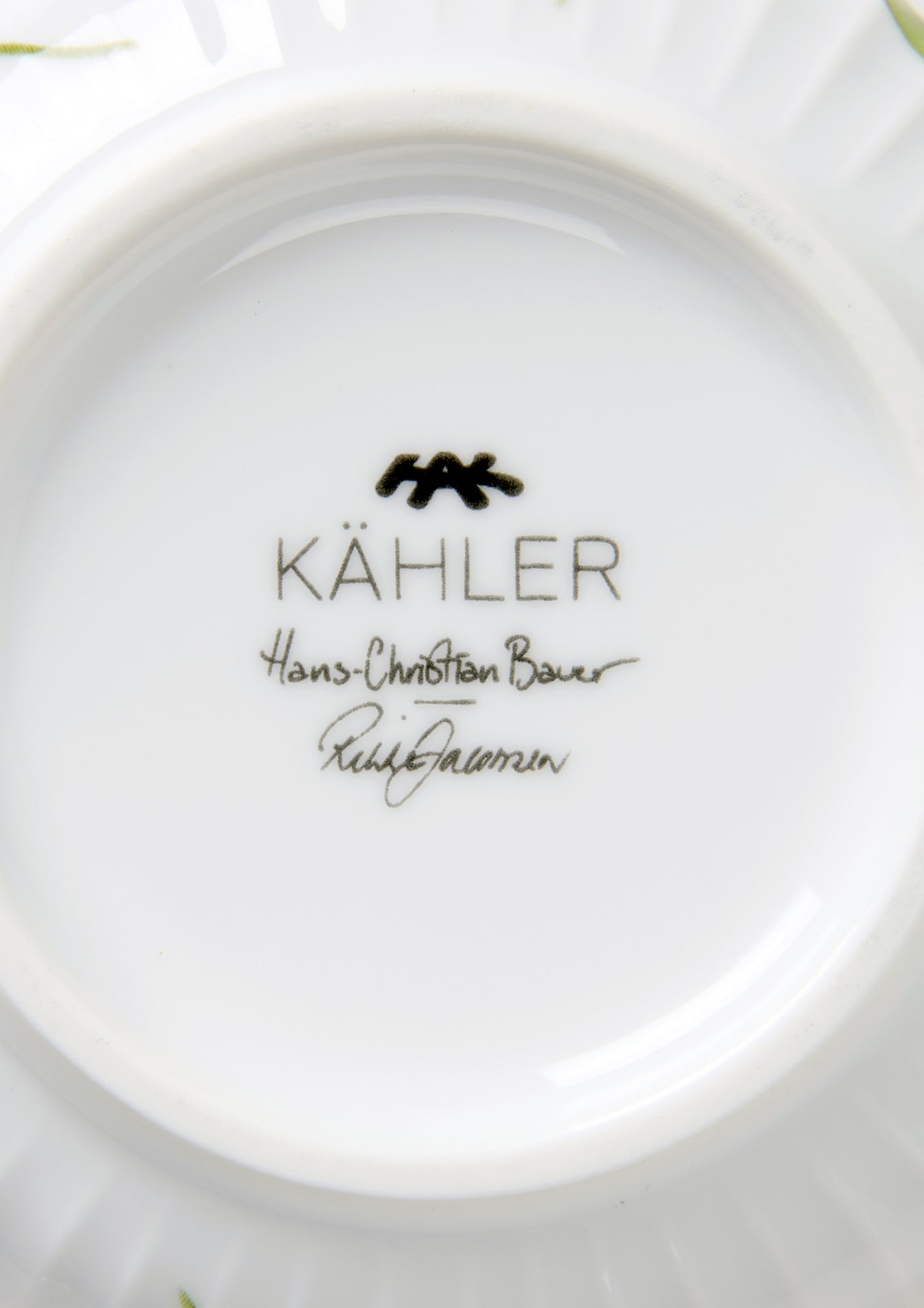 Kähler Hammershoi Summer porcelain bowl 12 cm, forget me not, 692624