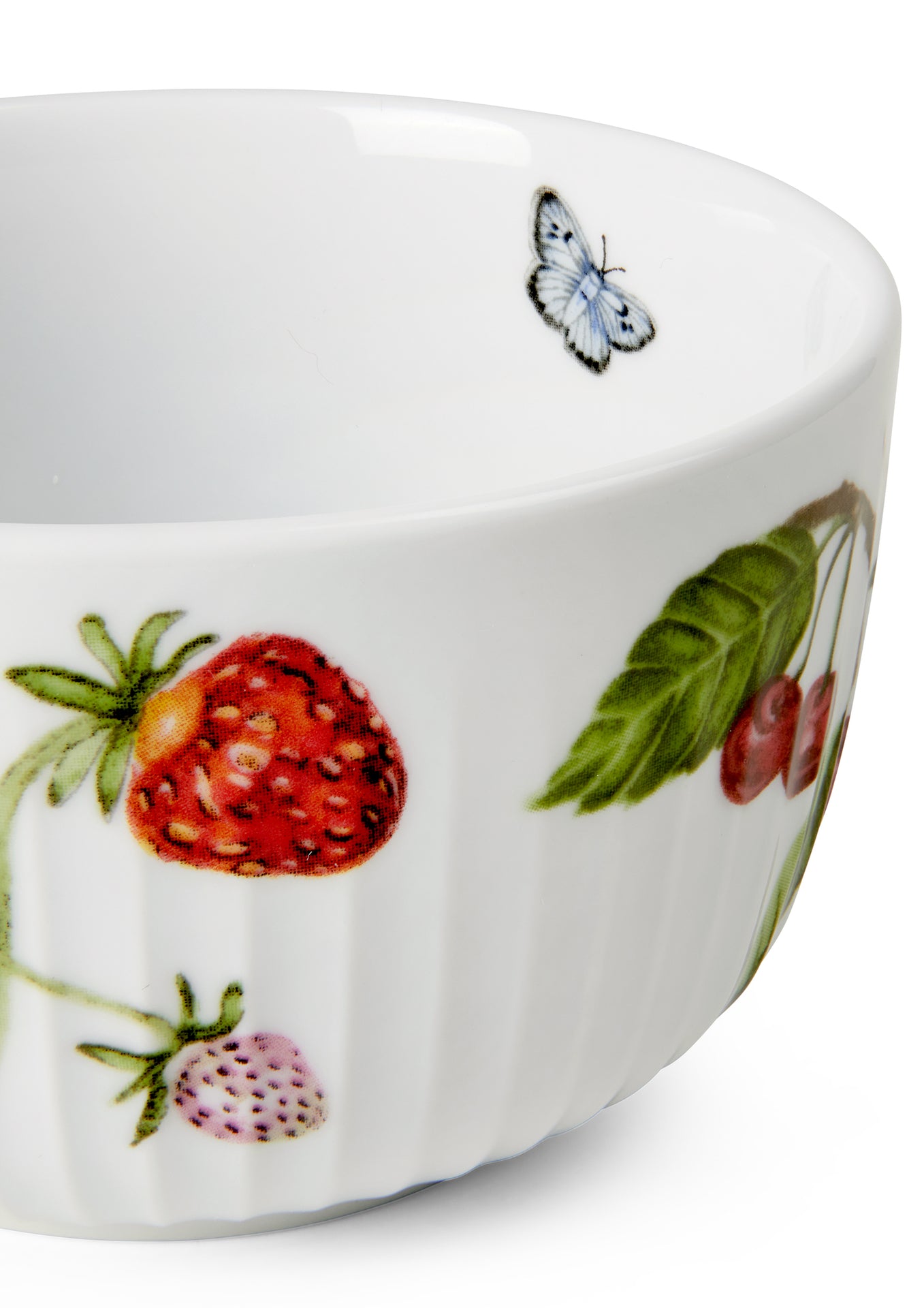 Kähler Hammershoi Summer porcelain bowl 12 cm, summer berries, 693281